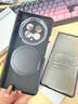 鑫京都鏡頭隱形支架丨適用榮耀magic v6手機殼榮耀V6折疊屏保護套超薄磁吸全包中軸殼膜一體高端素皮男女 【高清版-絨黑色】隱藏鏡頭支架丨鉸鏈全包丨高端輕奢 榮耀magic V6 曬單實(shí)拍圖