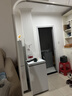 小匠材全身鏡落地穿衣鏡臥室衣帽間落地鏡鏡子宿舍鋁合金貼墻鏡白40*150 曬單實(shí)拍圖