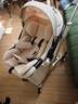 酷貝樂(lè )（coballe）嬰兒推車(chē)可坐可躺輕便新生兒外出提籃式車(chē)載安全座椅戶(hù)外便攜搖籃 Nebula【4代】香檳金+安全提籃 曬單實(shí)拍圖