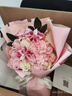 初朵21朵玫瑰康乃馨永生香皂花束生日禮物母親節同城配送媽媽非鮮花 曬單實(shí)拍圖