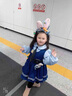 G.duck童裝朱迪兔子警官服女童連衣裙春秋款洛麗塔公主裙兒童cos服演出 裙子加領(lǐng)帶朱迪警官服裝 130 （建議身高120cm 8-9歲）cm 曬單實(shí)拍圖