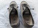ShanBu春夏新款低幫系帶帆布鞋韓版百搭休閑鞋男士潮流布面板鞋 灰色 41 碼 曬單實(shí)拍圖