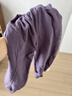 巴厘小豬兒童褲子男童秋冬季加絨加厚保暖褲運動(dòng)褲春秋寶寶衛褲女童休閑褲 凝夜紫(春秋款) 100 曬單實(shí)拍圖