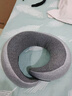 京嚴u型枕便攜飛機頸枕旅行必備神器鴕鳥(niǎo)枕護頸枕辦公室午睡枕頭脖枕 全新升級【花灰色 魔術(shù)貼款】清爽透氣 慢回彈記憶棉丨365°環(huán)繞貼合丨護頸不歪脖 曬單實(shí)拍圖