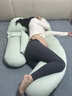 IVLISA法國品牌孕婦枕頭護頸椎助睡眠專(zhuān)用孕婦枕長(cháng)條側睡枕護腰托腹枕 可拆卸頭枕款【歐洲一級母嬰標準】針織棉-奶白色 單只 曬單實(shí)拍圖