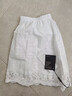 圣羅地奧屁簾蕾絲小屁簾打底半身裙女秋冬新款松緊腰防走光疊穿短裙子 白色常規(長(cháng)33) 均碼 曬單實(shí)拍圖