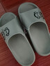 大嘴猴夏季涼拖鞋男26新款厚底可外穿室內家居防滑耐磨浴室洗澡情侶拖鞋 灰色 【正品保障】 42-43 標準碼（內長(cháng)265mm） 曬單實(shí)拍圖