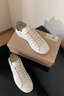 ASH女鞋2026春夏新款SUPER真皮拼色休閑鞋女圓頭舒適板鞋 白銀 36 曬單實(shí)拍圖