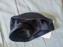 Keep泳帽男女布料舒適不勒頭加大號長(cháng)發(fā)護耳成人帽游泳裝備 黑色 曬單實(shí)拍圖