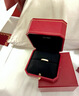 卡地亞（Cartier）戒指男友同款 C de Cartier結婚戒指鑲鉆戒指窄版情侶戒指 送禮物 18k玫瑰金 B4086400 ?？ㄐ畔?隨機年份 53 曬單實(shí)拍圖