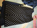 Olrain【5折】新款女裝春季黑色法式波點(diǎn)蕾絲花邊半身裙顯瘦裙子 黑色 S 155/64A/S 曬單實(shí)拍圖