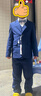 羅蒙兒童西裝馬甲套裝男童花童主持人禮服男孩鋼琴演出服 藏青色 130 曬單實(shí)拍圖