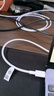 華為（HUAWEI）6A數據線(xiàn)充電線(xiàn) USBType-C轉USBType-C/線(xiàn)長(cháng)1.8m/高品質(zhì)線(xiàn)芯原裝 白色CC800 曬單實(shí)拍圖