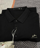 海瀾之家（HLA）短袖POLO衫男26新款山不在高系列大碼短袖男夏季 黑色33 L 175/92A 推薦137~150斤 曬單實(shí)拍圖