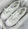 adidas NIZZA PLATFORM厚底增高運動(dòng)帆布鞋女阿迪達斯三葉草 白   36 曬單實(shí)拍圖