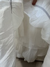 UR2025春季新款女休閑氛圍感超寬松白色松緊腰半裙UYU550053 曬單實(shí)拍圖