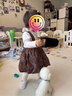 babylove【清倉】女寶寶背帶裙嬰兒春秋季法式半身裙純棉外出裙子暖霧花蹤 暖霧花蹤 80 曬單實(shí)拍圖