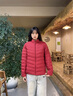波司登（BOSIDENG）26春季女士輕薄羽絨服短款立領(lǐng)排骨條百搭外套B260135006 梅洛酒紅|1929 M 165/88A 體重約110-120斤 曬單實(shí)拍圖