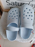潔麗雅護士洞洞鞋女夏季2026新款涼鞋外穿防滑手術(shù)室醫護包頭涼拖鞋男夏 天空藍 38-39 【標準碼】 曬單實(shí)拍圖