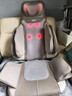 奧克斯（AUX）按摩靠墊按摩儀頸椎肩頸腰背部按摩器按摩墊全身躺墊后背坐墊一體按摩椅墊家用車(chē)載辦公室按摩神器 【重磅新品】萬(wàn)元按摩椅同芯科技+米咖色 送長(cháng)輩老年人爸爸媽媽父母親情人節禮物女朋友男士 曬單實(shí)拍圖