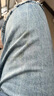 UR2025夏季新款女裝復古水洗毛須休閑七分牛仔褲UWJ850038 曬單實(shí)拍圖