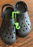 CROCS卡駱馳貝雅云彩洞洞鞋戶(hù)外老爹鞋沙灘女休閑鞋|208186 黑色-001 36 /37(230mm) 曬單實(shí)拍圖