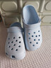 潔麗雅護士洞洞鞋女夏季2026新款涼鞋外穿防滑手術(shù)室醫護包頭涼拖鞋男夏 天空藍 38-39 【標準碼】 曬單實(shí)拍圖