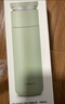 樂(lè )扣樂(lè )扣（LOCK&LOCK）心儀茶水分離保溫杯316L不銹鋼商務(wù)水杯440ML薄荷綠LHC4285MIT 曬單實(shí)拍圖