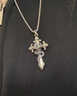 月下相戀項鏈男ins簡(jiǎn)約個(gè)性靈蛇十字架吊墜復古暗黑長(cháng)款男士毛衣鏈送朋友 靈蛇鳶福項鏈 曬單實(shí)拍圖