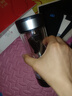 水宜生茶水分離杯鈦杯雙層玻璃杯防燙透明水杯高檔商務(wù)泡茶杯男士便攜 鈦晶弱堿版【紳士灰】370ml 曬單實(shí)拍圖