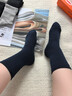 大嘴猴100%純棉襪子男士中筒春夏運動(dòng)純棉襪防臭10A抗菌吸汗透氣6雙禮盒 曬單實(shí)拍圖