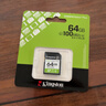 金士頓（Kingston）64GB SD存儲卡 U1 V10 相機內存卡 sd卡大卡 高速連拍 讀速100MB/s 曬單實(shí)拍圖