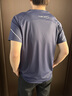 沃蘭迪運動(dòng)速干t恤新款夏季短袖半袖彈力吸濕排汗運動(dòng)t恤男圓領(lǐng)跑步健身 NAVY藍 L 曬單實(shí)拍圖