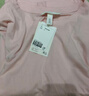 H&M女裝T恤春季圓領(lǐng)時(shí)尚休閑簡(jiǎn)約寬松棉質(zhì)短袖上衣1270848 淺粉色 L 170/104 曬單實(shí)拍圖