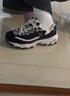 斯凱奇（Skechers）女鞋 2026春季新款輕便舒適運動(dòng)鞋厚底增高老爹鞋經(jīng)典一代熊貓鞋 經(jīng)典/黑白配色 37 (腳長(cháng)24cm) 曬單實(shí)拍圖