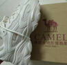 駱駝（CAMEL）運動(dòng)老爹鞋女透氣厚底潮休閑鞋子 K23S60L8016 米色 38 曬單實(shí)拍圖