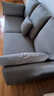 全友家居現代簡(jiǎn)約家具布藝沙發(fā)小戶(hù)型家用臥室客廳實(shí)木腳三人位沙發(fā) 曬單實(shí)拍圖