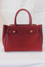 百麗送媽媽女包包手提包高級婚包新娘包大容量X5348CX0 紅色 F 曬單實(shí)拍圖