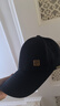 啄木鳥(niǎo)（TUCANO）男士帽子四季新款加大加深硬頂棒球帽大頭圍時(shí)尚鴨舌帽 黑色 均碼 可調節 曬單實(shí)拍圖