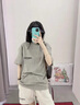 EssentialsFOG正品ESSENTIALS復線(xiàn)短袖t恤男女款SS22第八季寬松潮牌植絨體恤 淺灰色 【尺碼偏大，建議拍小一碼】 XS 【尺碼偏大，建議拍小一碼】 曬單實(shí)拍圖