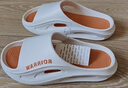 回力居家男士拖鞋室外穿四季防滑臭沙灘涼拖鞋HL02331白橙色40-41碼 曬單實(shí)拍圖