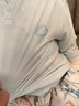 babycare莫代爾兒童睡衣春夏女童居家套裝男童空調衫寶寶家居服 月光白 【短袖+長(cháng)褲】 100 曬單實(shí)拍圖
