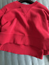 SNIDEL秋冬休閑百搭寬松圓領(lǐng)純色短款長(cháng)袖衛衣SWCT234252 紅色 均碼 （F） 曬單實(shí)拍圖