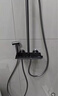 九牧（JOMOO） 花灑淋浴套裝鋼琴鍵大置物噴槍自動(dòng)除垢頂噴淋浴器琴雨系列 精銅耐用水路36602【槍灰】爆款 曬單實(shí)拍圖