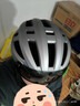 京東京造 騎行頭盔 山地公路自行車(chē)頭盔 男女安全帽 一體成型 黑灰 曬單實(shí)拍圖