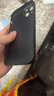艾德加【自帶鏡頭膜】適用蘋(píng)果14手機殼 iphone14手機殼 PC電鍍手感油玻璃鏡頭膜磨砂防摔硬殼石墨黑 曬單實(shí)拍圖