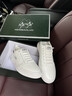 赫尼保羅（HENIBAOLUO）品牌板鞋男真皮牛皮一腳蹬運動(dòng)休閑鞋男免系帶小白鞋軟底透氣男鞋 白色 80ZP 41 (255mm) 皮鞋碼 曬單實(shí)拍圖