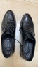 蜘蛛王皮鞋春秋季男士真皮男鞋舒適商務(wù)系帶正裝德比婚鞋 28015 黑色 41 曬單實(shí)拍圖