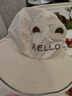 兒童帽子春夏季薄款速干大帽檐披肩帽男女寶寶遮陽(yáng)防曬護脖漁夫帽 YWhello小耳披肩帽【米色】 均碼-45-53cm 曬單實(shí)拍圖
