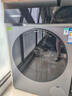西門(mén)子（SIEMENS）小幸熨智投洗烘套裝10公斤全自動(dòng)變頻滾筒家用洗衣機 蒸汽除皺 深層凈洗 熱泵烘干機 蠶絲被除濕 WG52J7Y81W+WQ52J7U80W 洗烘套裝 曬單實(shí)拍圖